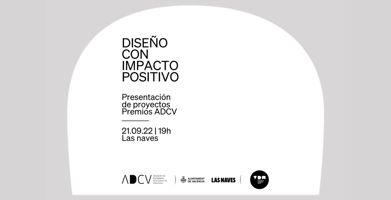Cartell anunciador de la presentació dels Projectes dels Premis ADCV