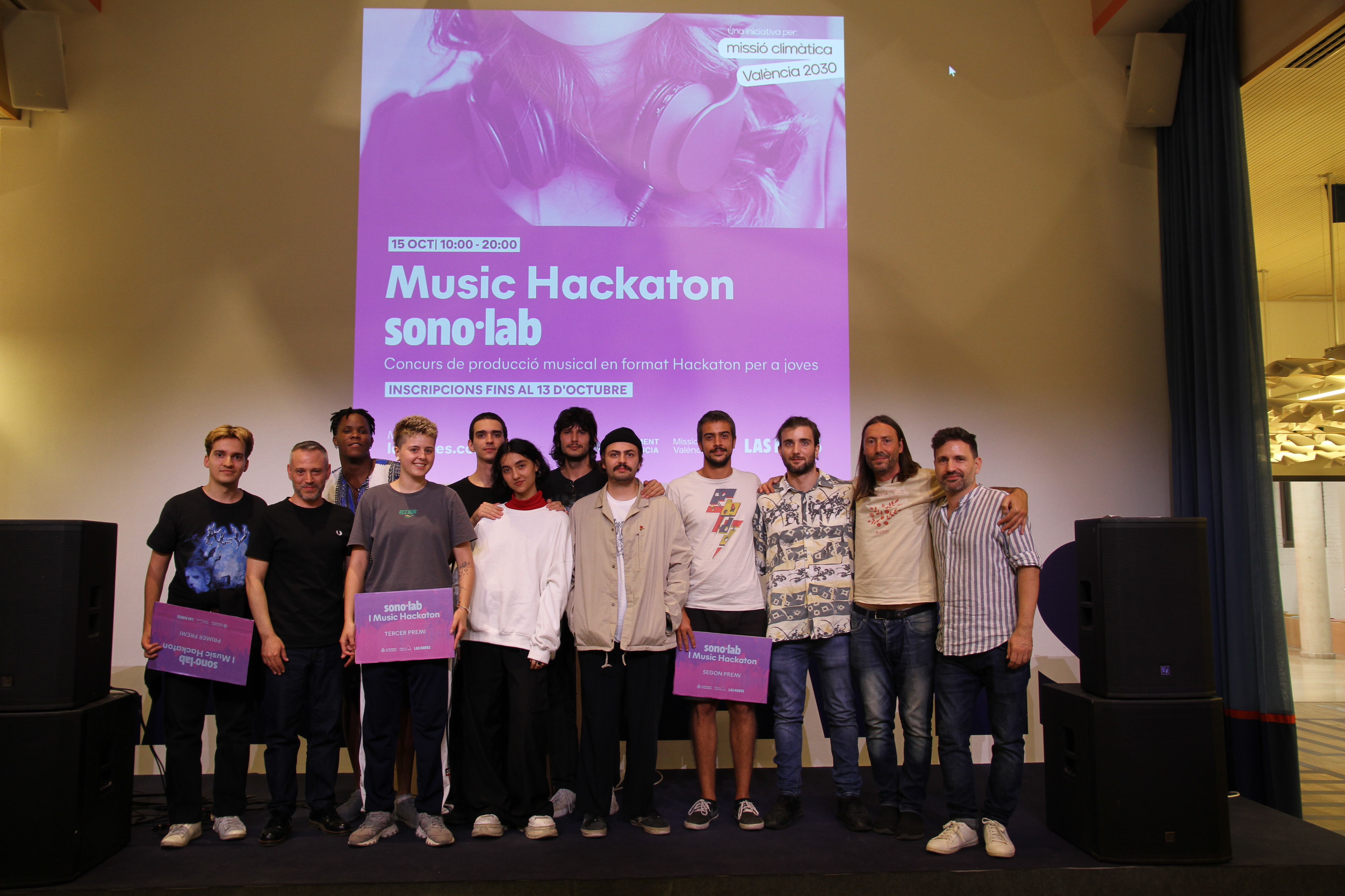 Participantes en el I Music Hackaton de Sonol·lab