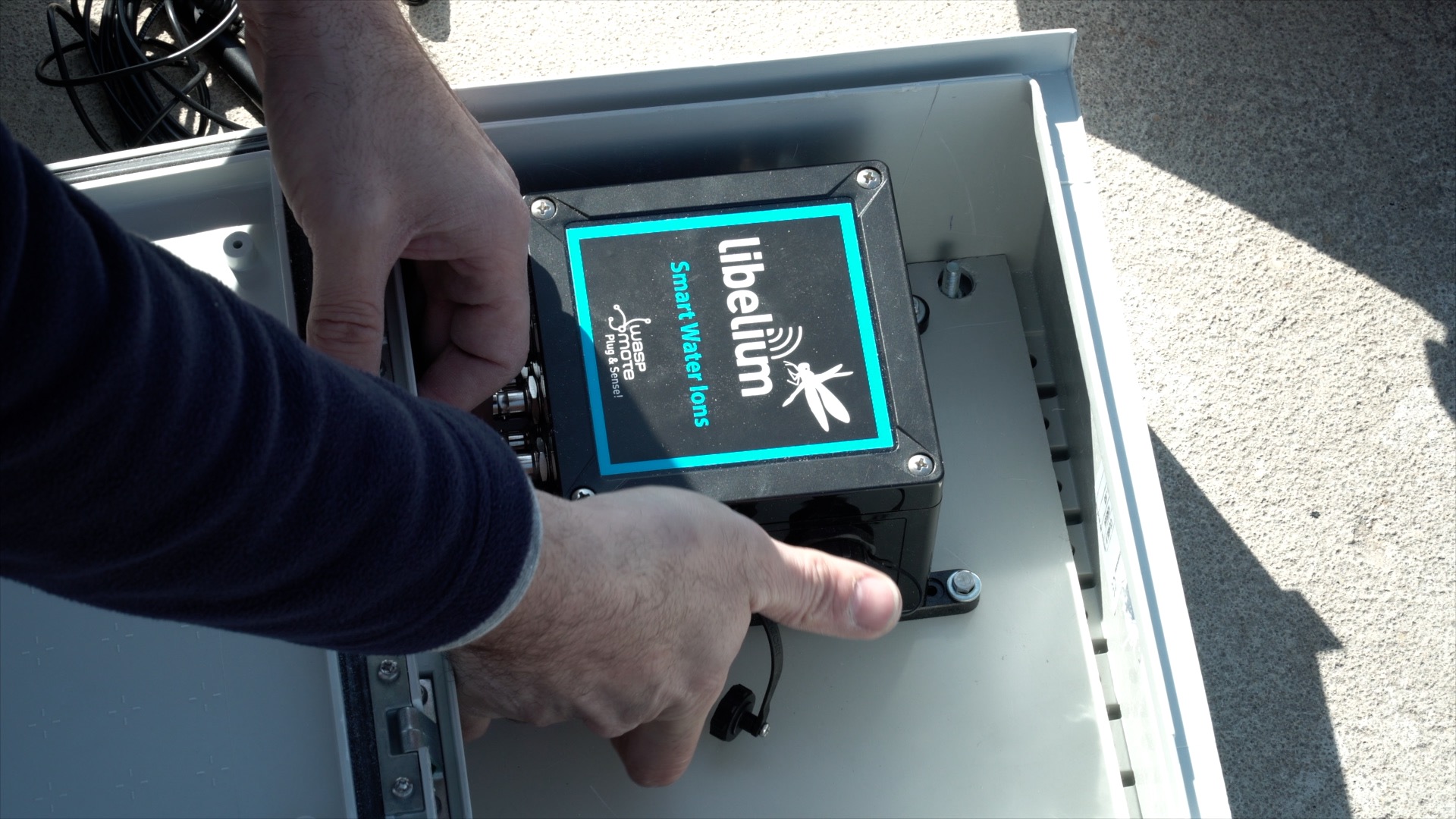 Imatge de la instal·lació de 7 Fogguru Sensors a La Marina