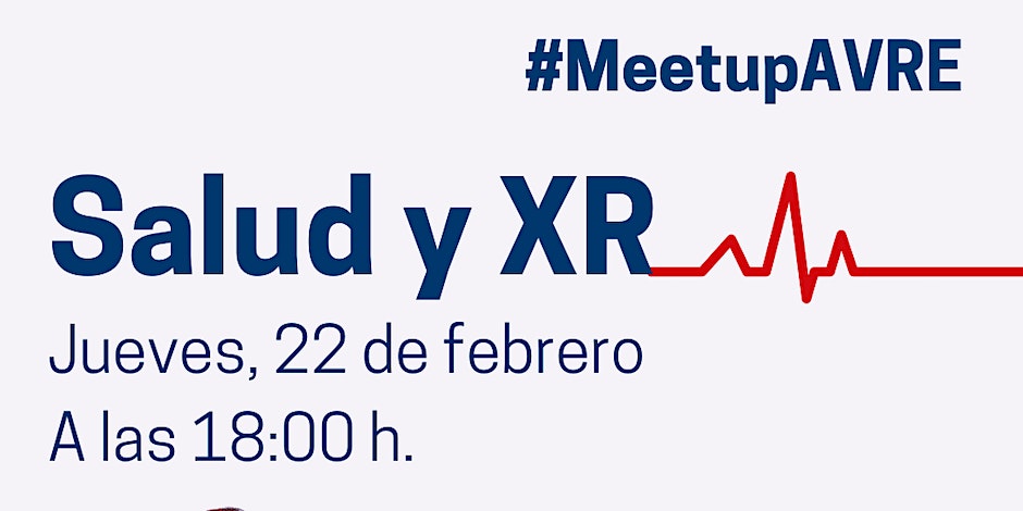 Invitació a la Meetup Salud i XR