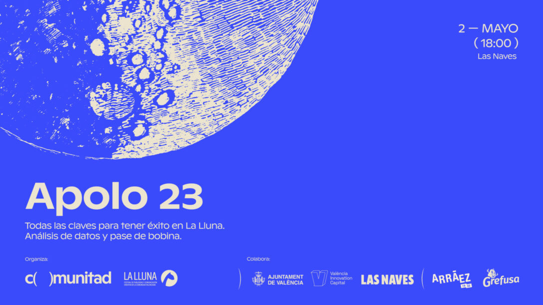 Cartell d'Apolo 23, xarrada sobre còm triomfar al Festival La Lluna