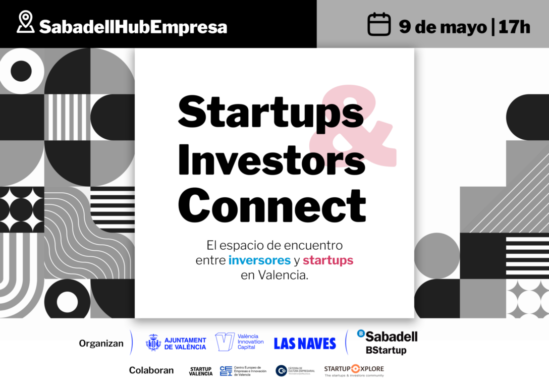 Invitació a l'encontre Startups Investors Connect organitzat pel SabadellHubEmpresa